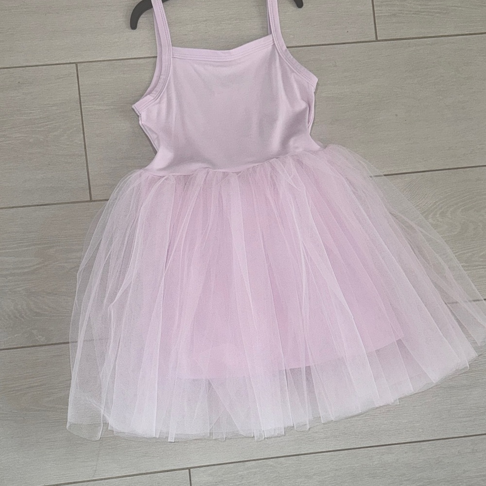 Bob & Blossom cotton and tulle purple dress